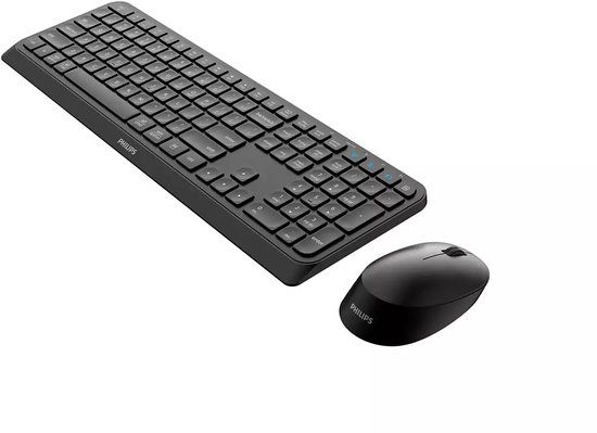 Philips 4000 series SPT6407B/19 toetsenbord Inclusief muis Universeel RF-draadloos + Bluetooth AZERTY Frans Zwart