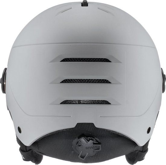 Uvex Wanted Visor Skihelm - Grijs - Unisex - 54-58 cm