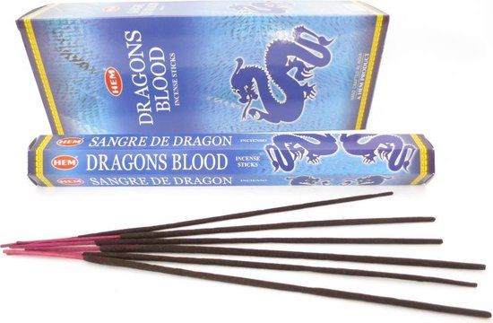 Yogi & Yogini naturals Hem Wierook Dragons Blood Blue - 20 Stokjes