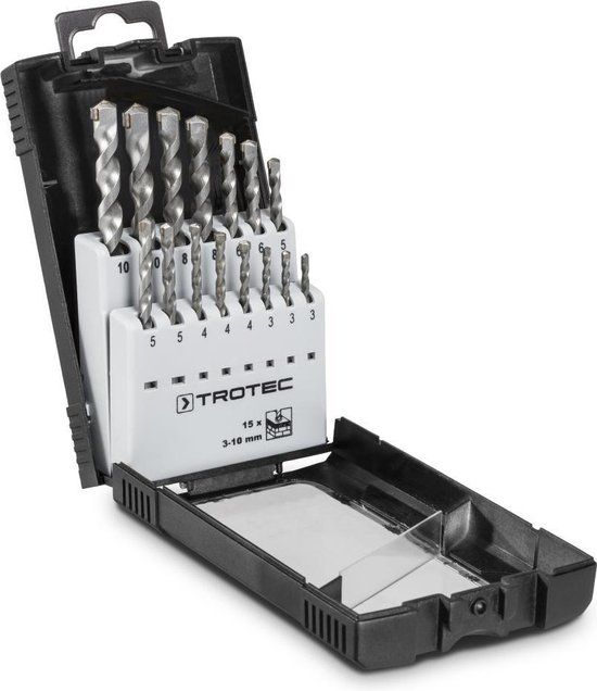 TROTEC Steenboorset, 15-delig