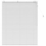 vidaXL Venetiaanse jaloezie wit 135 x 160 cm 35 mm