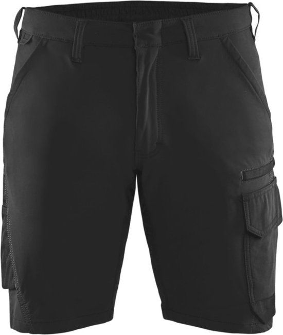 Blåkläder Service short 4-weg stretch 1423-1645 - Zwart/Donkergrijs - C60