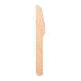 100 stuks - messen, 14 cm, natuurlijk hout