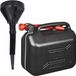 Benson Jerrycan met trechter - 10 liter - zwart