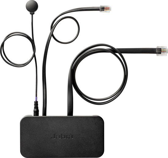 Jabra 14201-35 EHS-adapter voor hoofdtelefoon - Zwart