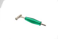 Alligator compressor nippel universeel slangaansluiting - Groen