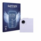 Savvies Screenprotector voor Apple iPad Mini 7 2024 (ALLEEN Camera) - Folie Beschermfolie transparant 6 Stuks