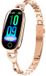 DrPhone EleganceX - Dames Smartwatch met RVS Band - Hartslag, SpO2, Temperatuur, Slaapmonitor en Notificaties – Rose Goud