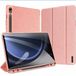 Dux Ducis Domo Book Case pour Samsung Galaxy Tab S10 FE / S9 / S9 FE - Rose