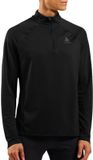 Odlo Essential Ceramiwarm Midlayer 1/2 Zip Heren - Zwart - Maat XXL