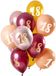 Folat 69218 ballonnen, 18 jaar, roze-goud, 30 cm, 12 stuks, latex heliumballonnen, verjaardagsdecoratie, 30 cm