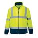 Portwest Zeer zichtbare tweekleurige fleece jas, kleur: geel, maat: XXXL, F301YNRXXXL