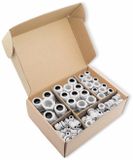 Quadrios 2009CA108 Wartel assortiment PA66 Grijs-wit (RAL 7035) 1 set(s)