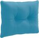 vidaXL Rugkussen PUTTEN 100% Polyester Lichtblauw 50 x 40 x 10 cm