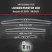 HEYNER® Essuie-glace pour LUXGEN MASTER CEO 01.2013 - 10.2026, Essuie-glace plat HYBRID, Aérodynamique & Flexible, Revêtement Nanographite