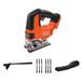 BLACK+DECKER BLCJS78NZ-XJ 18V Borstelloze Accu Decoupeerzaag, Alleen Machine
