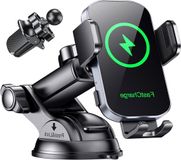 Merkloos 15 W auto inductie telefoonhouder met automatische klemmen en draadloze snellader