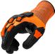Stocker Gants de travail orange cuir taille 8/S