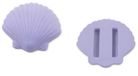 Best Divers Duiklood Schelp | Loodgewicht voor Duikgordel | 1 KG | Purple