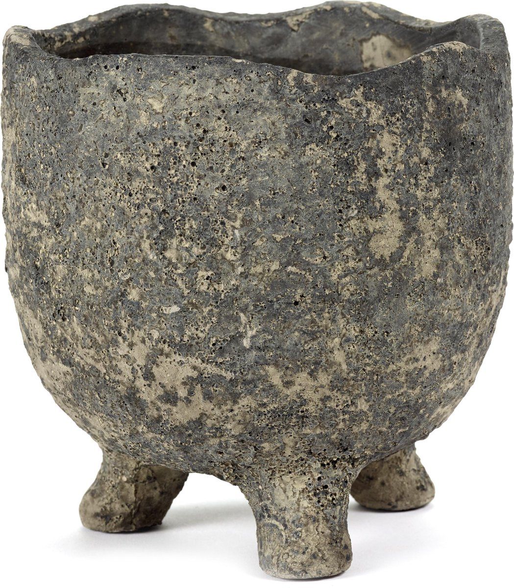 Serax Dino Bloempot - Grijs - D 18.5 cm - H 19 cm