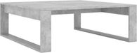 vidaXL Salontafel - 100x100x35 cm - Hout - Betongrijs