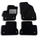 Vloermatten Mazda Vloermatten voor Mazda 3 II vanaf 2009-2013, perfecte pasvorm, antislip, versterkte rubberen hielbekleding, bevestigingsknopen