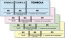 Exacompta 100x Tombolablok met 3 luiken in kleur 4,8x15 cm - Geassorteerd