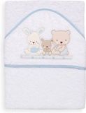 Interbaby Handdoek Beer 100 X 100 Cm Katoen Lichtroze