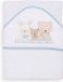 Interbaby Handdoek Beer 100 X 100 Cm Katoen Lichtroze