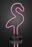 Hellum 522976 LED Flamingo Roze Lamp Licht Decoratie 111 LEDs Indoor Nachtlampje Sihoulette