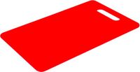 Excellent Houseware Snijplank – Kunststof – 38x28 cm – Rood – Keuken