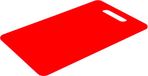 Excellent Houseware Snijplank – Kunststof – 38x28 cm – Rood – Keuken
