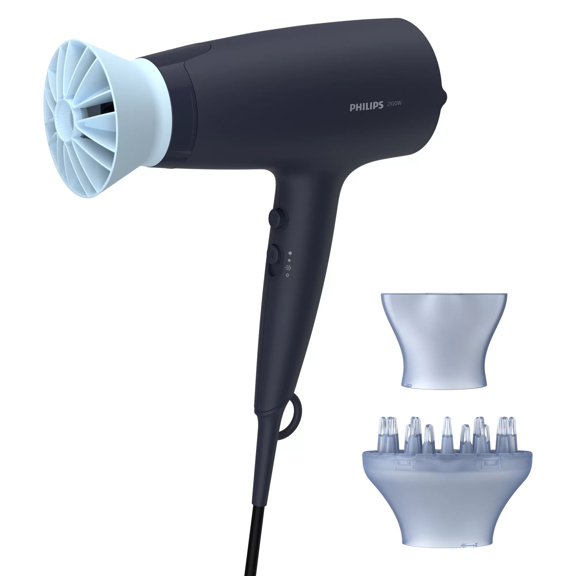 Philips 3000 series BHD360/20 - Föhn - Marineblauw