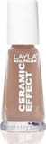 LAYLA Nagellak Ceramic Effect 19 Bruin Glanzend 10 ml