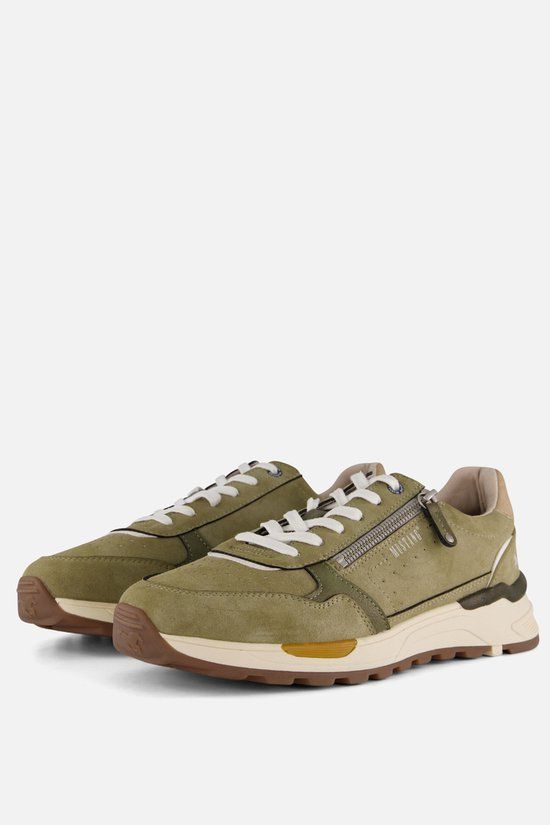 Mustang Sneakers groen Synthetisch - Maat 45