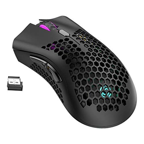 2.4 GHz Draadloze Gaming Muis - 7 Knoppen - 1600 DPI - RGB - Zwart