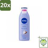 Nivea Lait pour le corps lisse - Beurre de karité - 72 heures d'hydratation - Pour peau sèche - 250 ml - Grand emballage