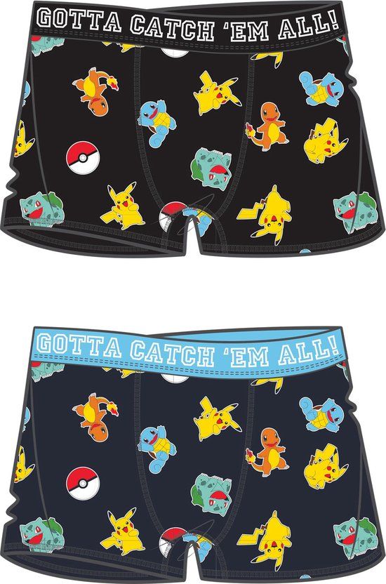 NAME IT NKMASGAR POKEMON 2P BOXER NOOS - Boys Underwear - Size 116