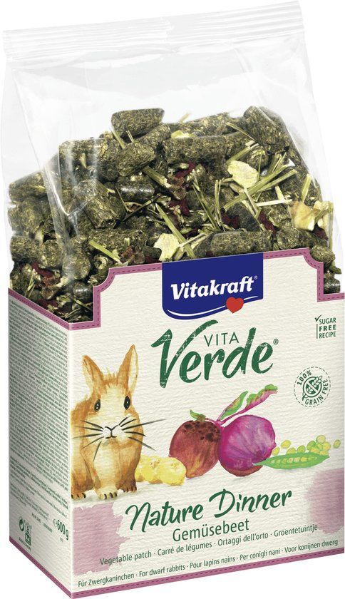 Vitakraft Vita Verde Nature Diner 600 gr Dwergkonijn