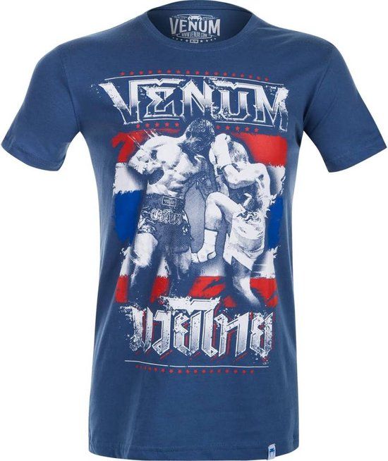 Venum Thai Chok T-Shirt - Blauw - Maat M