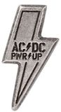 AC/DC PWR UP Unisex Speld - zilverkleurig - Standard