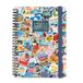 LEGAMI AGENDA 2027 - Week op 2 pagina's - verticaal - A5 formaat - spiraalbinding - Travel