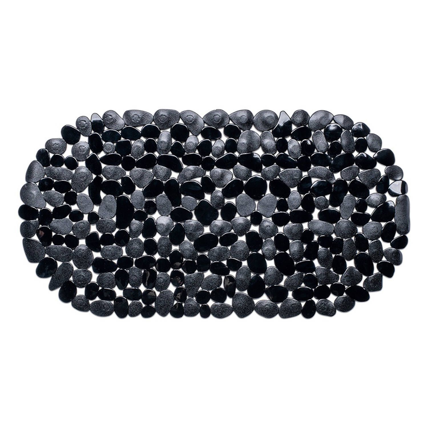 IVOL badmat antislip - zwart - 68x35 cm