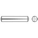 TOOLCRAFT TO-5378646 Gekerfde conische pen 3 mm RVS A1 100 stuk(s)