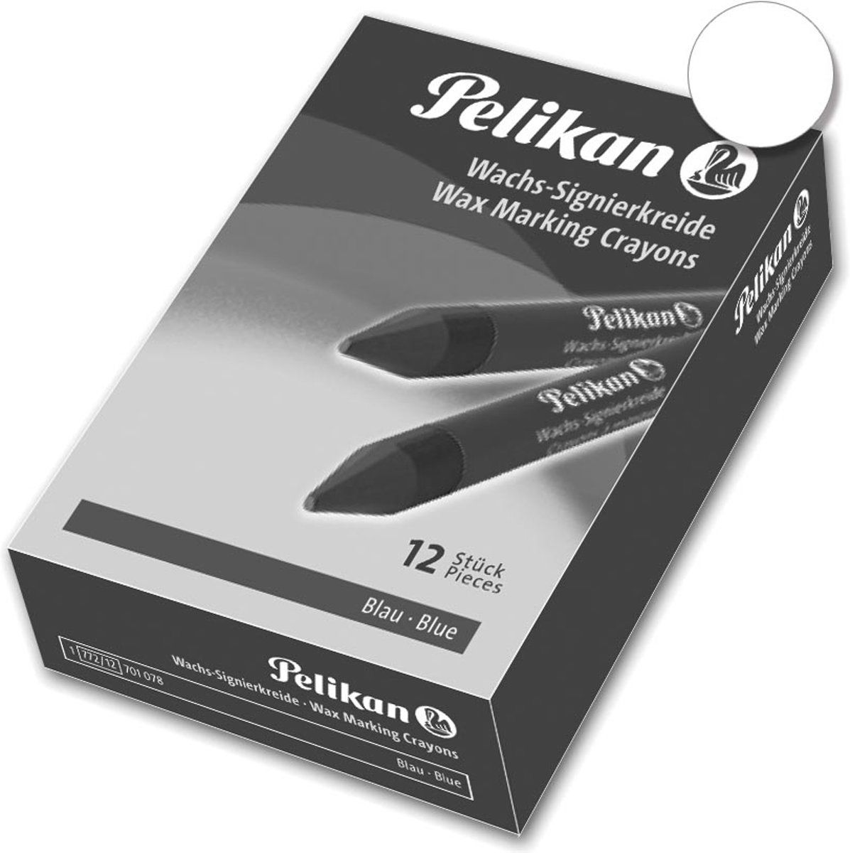 Pelikan Krijt Wit 12 stuks