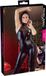 Cottelli Collection Zwarte Wetlook Jumpsuit met Kant - Maat L