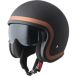GMS-Moto Ride, casque ouvert, Mat Noir/Bronze, M