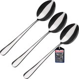 KADAX Roestvrijstalen Lepels, Set van 3, Zilver