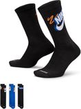 NIKE Nike Everyday Plus Crew-socken (3 Paar) uniseks-volwassene crew sokken