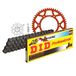 Kettingset DID Kettingset Alu 520NZ / 118 clipslot oranje voor KTM SX-F, Husqvarna FC 250 cc Bj. 2018-2020